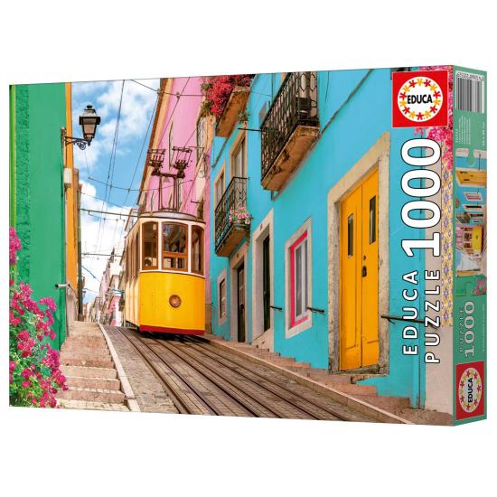 Puzzle Educa Lisbonne Colorée 1000 pièces