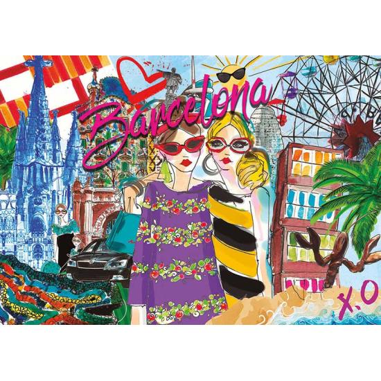 Puzzle Educa Emmène-moi à Barcelone 500 pièces