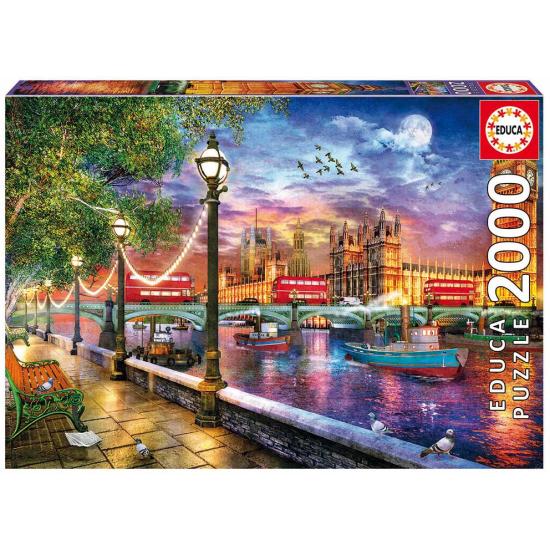 Educa London Puzzle Coucher de soleil 2000 pièces