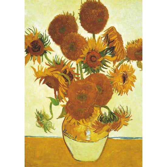 Educa Puzzle Tournesols et terrasse la nuit, VV Gogh 2x100