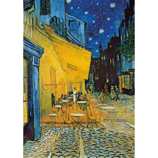 Educa Puzzle Tournesols et terrasse la nuit, VV Gogh 2x100