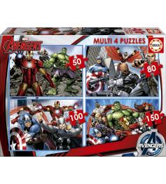 Puzzle Educa The Avengers Multi Progressif 50+80+100+150