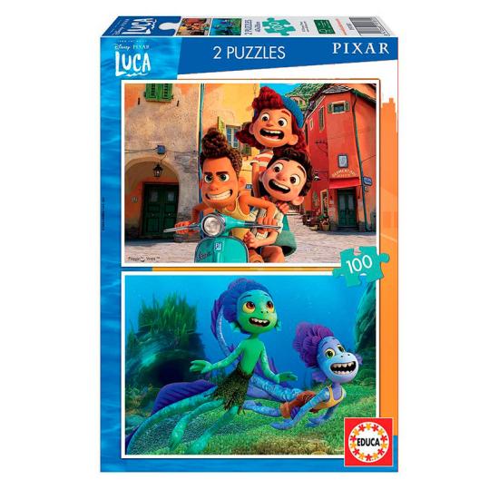Puzzle Educa Luca Disney 2 x 100 pièces Puzzle Educa Luca Disney 2 x 100 pièces