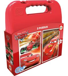 Educa Valise Cars Puzzle 2 x 20 pièces