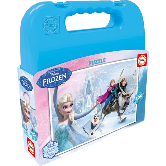 Puzzle Educa Frozen Valise 100 pièces