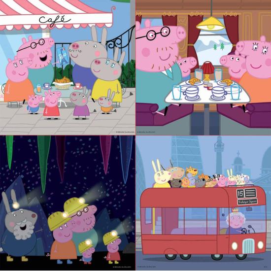 Puzzle Educa Progressive Valise Peppa Pig