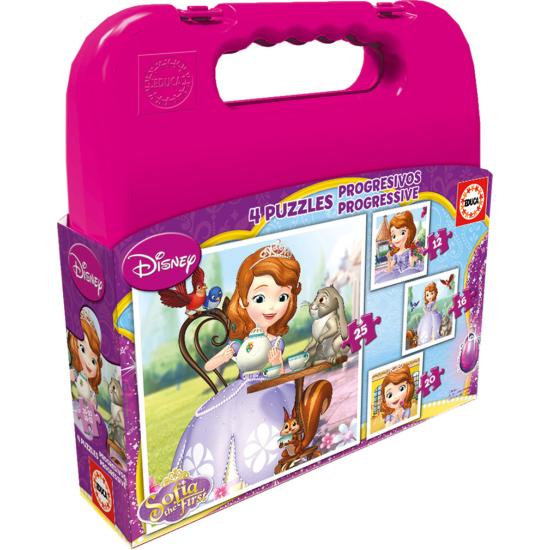 Puzzle Educa Progressive Valise Princesse Sofia