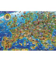 Educa Puzzle Carte de l'Europe 500 pièces
