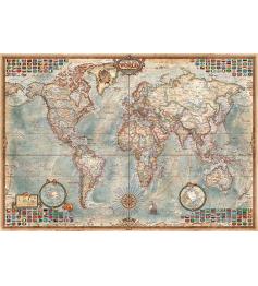 Puzzle carte politique Educa (pièces miniatures) 1000 pièces