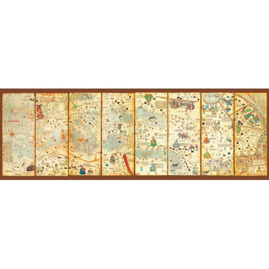 Educa Mappemonde 1375 Panorama Puzzle 3000 pièces