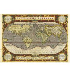 Puzzle carte du vieux monde Educa 2000 pièces