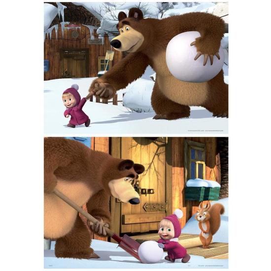 Puzzle Educa Macha et Michka 2 x 20 pièces