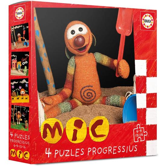 Puzzle progressif Educa Mic 6+9+12+16 pièces