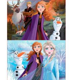 Puzzle Educa Frozen 2 de 2 x 50 pièces