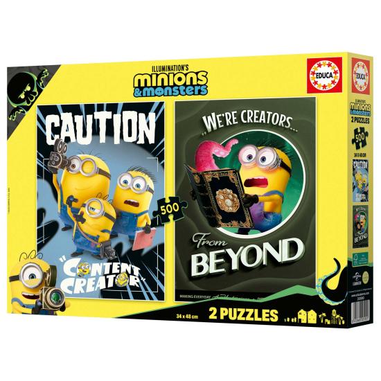 Educa Puzzle Minions 2 x 500 pièces