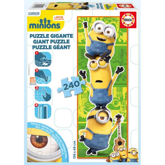 Puzzle géant Educa Minions 240 pièces