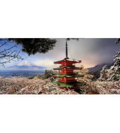 Puzzle Educa Mont Fuji et Pagode Chureito, Japon 3000 pièces