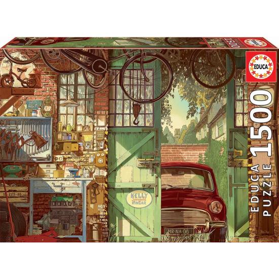 Educa Puzzle Vieux Garage, Le Vieux Garage 1500 pièces
