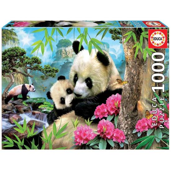 Puzzle Educa Ours Pandas 1000 pièces