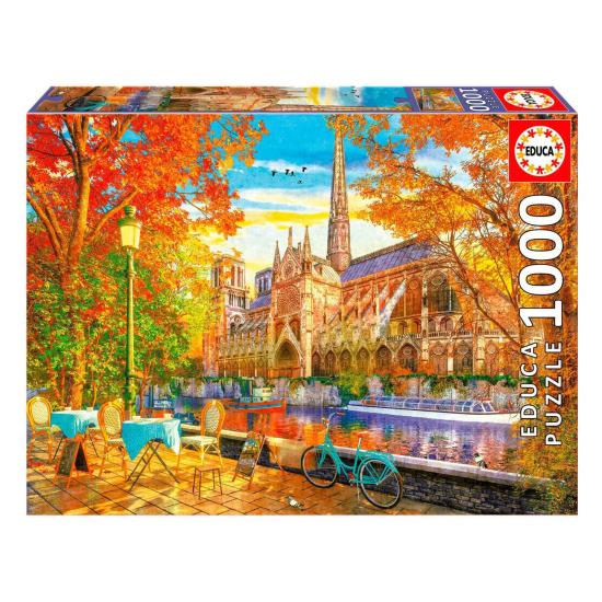 Puzzle Educa L'automne à Notre-Dame 1000 pièces
