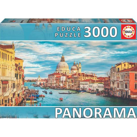 Educa Panorama Grand Canal de Venise Puzzle 3000 pièces Educa Panorama Grand Canal de Venise Puzzle 3000 pièces