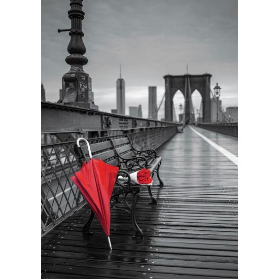 Educa Puzzle Parapluie rouge, Pont de Brooklyn 1000 pièces