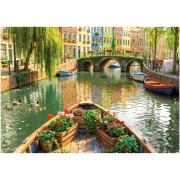Puzzle Educa Excursion En Bateau À Amsterdam 1000 pièces