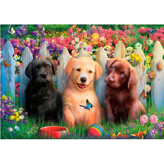 Puzzle Educa Chiots 100 pièces