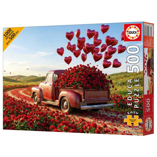 Puzzle Educa Pickup San Valentín XXL 500 pièces