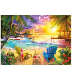 Puzzle Educa Playa del Amor 1000 pièces