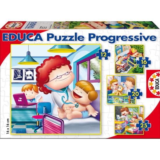 Puzzle Educa Progressive Quand je serai grand je veux être 6+9+1