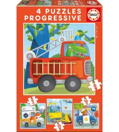 Puzzle Educa Progressive Rescue Patrol 6+9+12+16 Pzs.