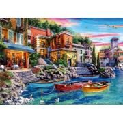 Puzzle Educa Coucher de soleil à Côme 3000 pièces