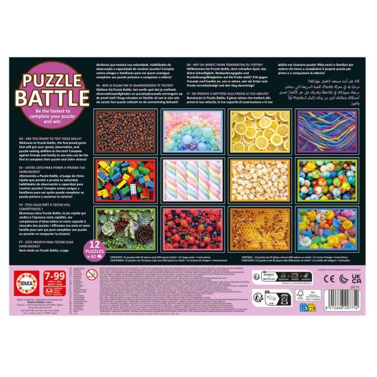 Puzzle Educa Puzzle Battle Extreme 12x42 pièces