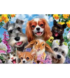 Puzzle Educa Selfie d'animaux de compagnie 200 pièces