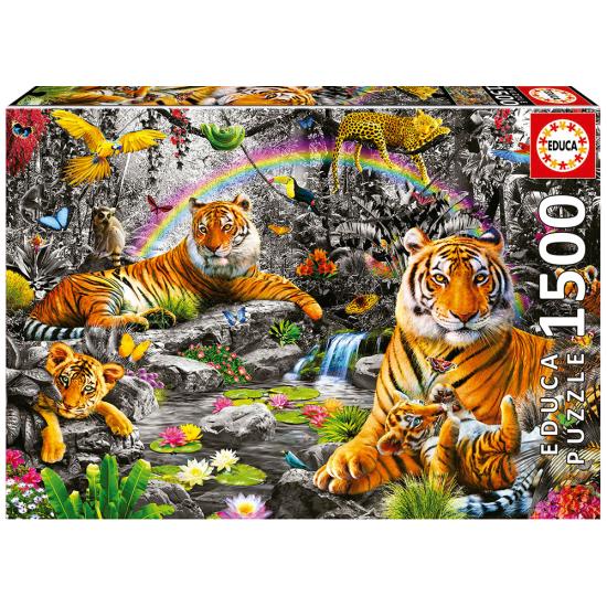 Educa Puzzle Jungle Rayonnante 1500 pièces
