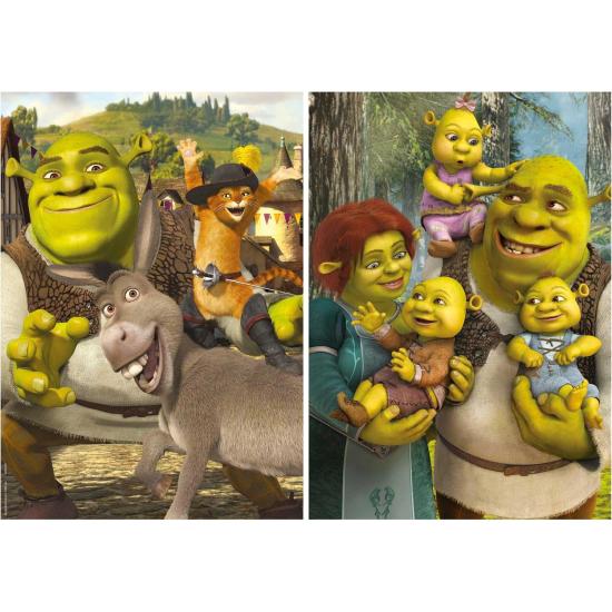 Puzzle Educa Shrek de 2 x 500 pièces