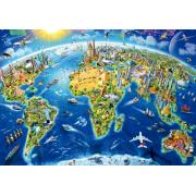 Puzzle Educa Symboles du Monde 2000 Pièces