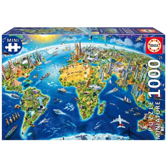 Puzzle Educa Symboles du Monde (Pièces Miniatures) 1000 Pièces