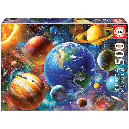 Puzzle système solaire Educa 500 pièces