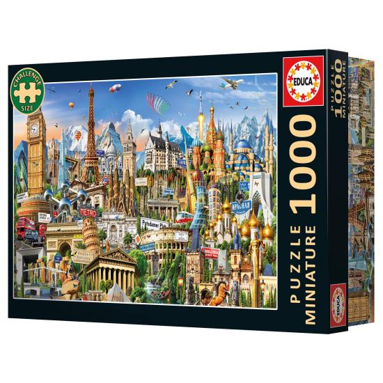 Puzzle Educa Symboles de l'Europe (pièces miniatures) 1000 pièce Puzzle Educa Symboles de l'Europe (pièces miniatures) 1000 pièce