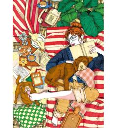 Puzzle Educa Canapé et chiens 500 pièces