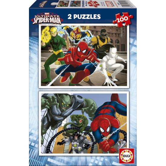 Educa Puzzle Spiderman Ultimate 2 x 100 pièces