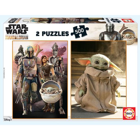 Educa Star Wars The Mandalorian Puzzle 2 x 500 pièces