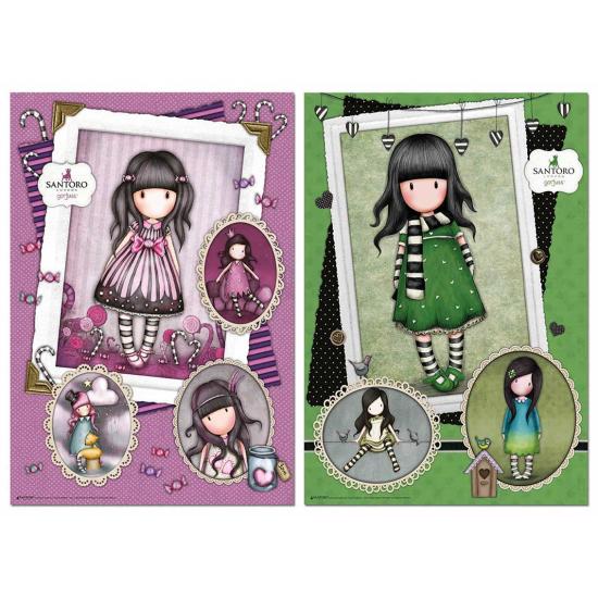 Puzzle Educa Gorjuss, épices à sucre + écharpe 2 x 500 pièces