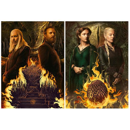 Puzzle Educa La Maison du Dragon 2 x 500 pièces