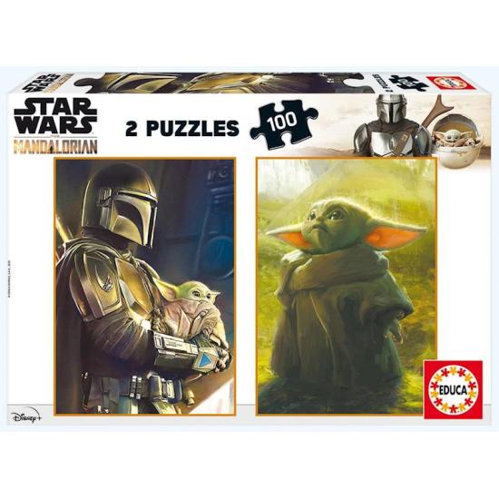 Educa Star Wars The Mandalorian Puzzle 2 x 100 pièces