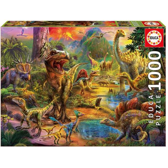 Educa Terre des dinosaures Puzzle 1000 pièces