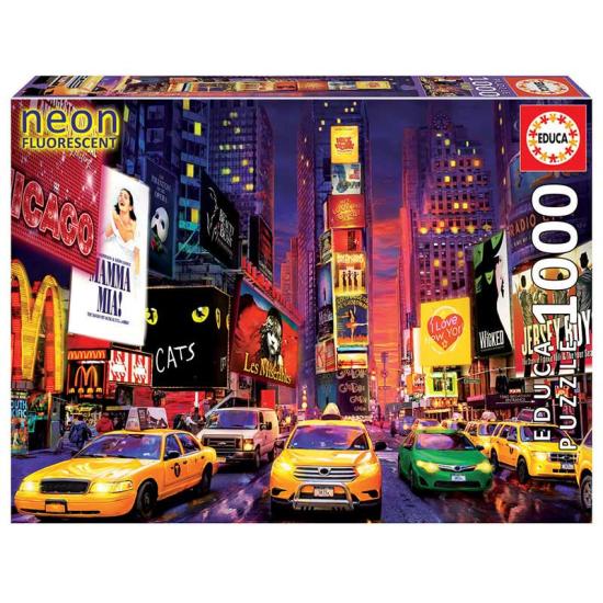 Puzzle Educa Times Square, New York 2020 (Néon) 1000 pièces