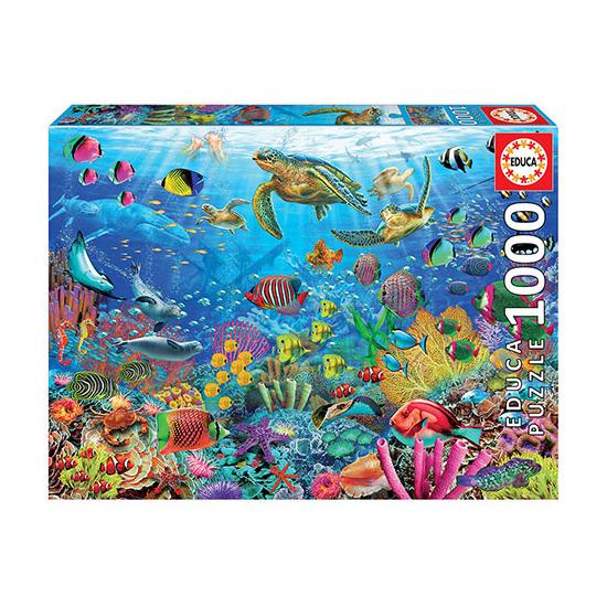 Puzzle Educa Tortues au paradis 1000 pièces